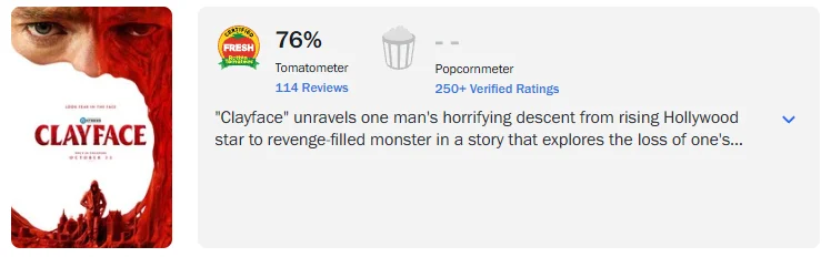 Clayface, starring Tom Rhys Harries as Matt Hagen
