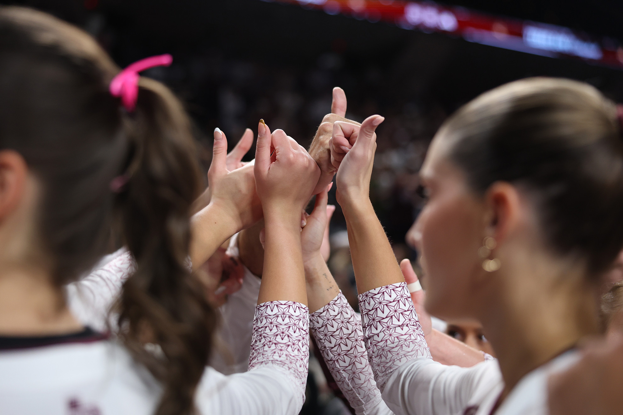 Florida's Block Party Sinks Defending Champion Texas A&M in Four Sets