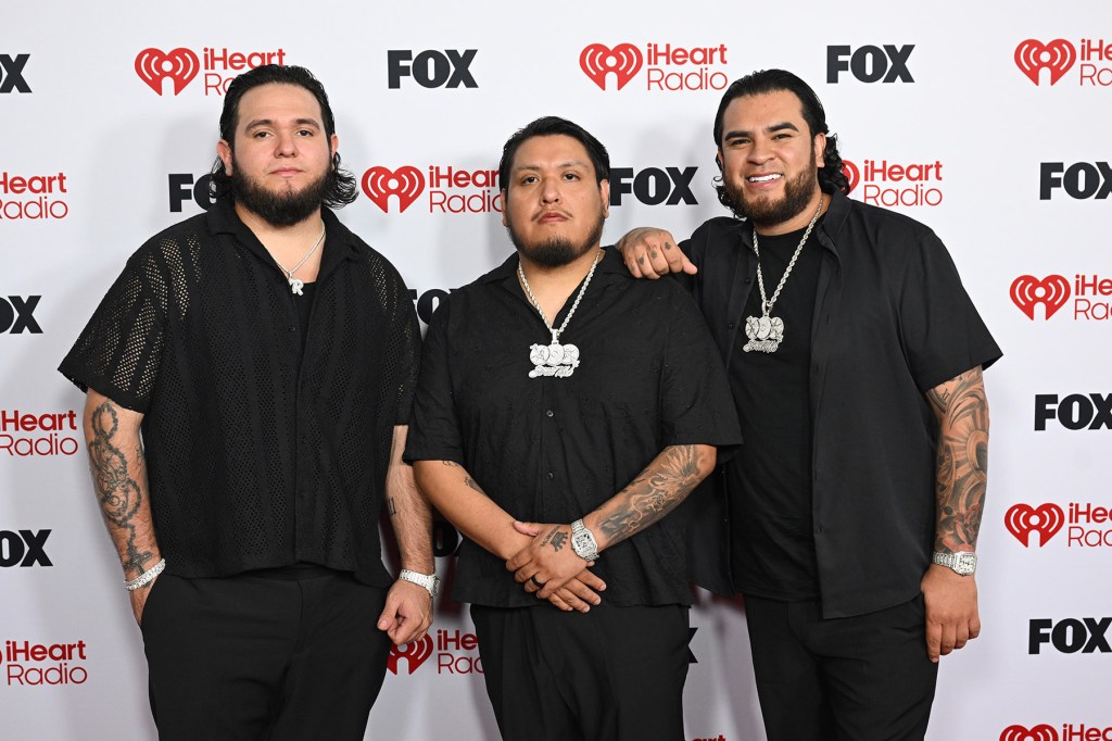 Fuerza Regida on the awards carpet in 2026