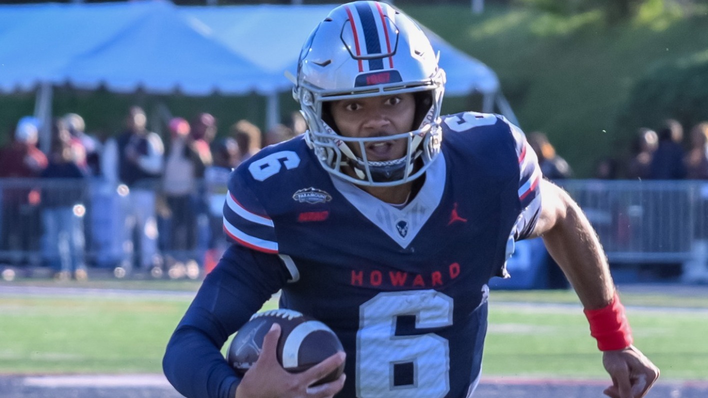 Howard in action during its homecoming win over Morehouse in Washington, D.C.
