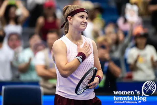 Karolina Muchova at the Wuhan Open