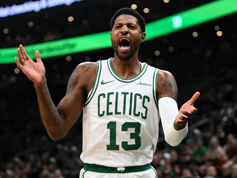 Paul George in his Boston Celtics debut
