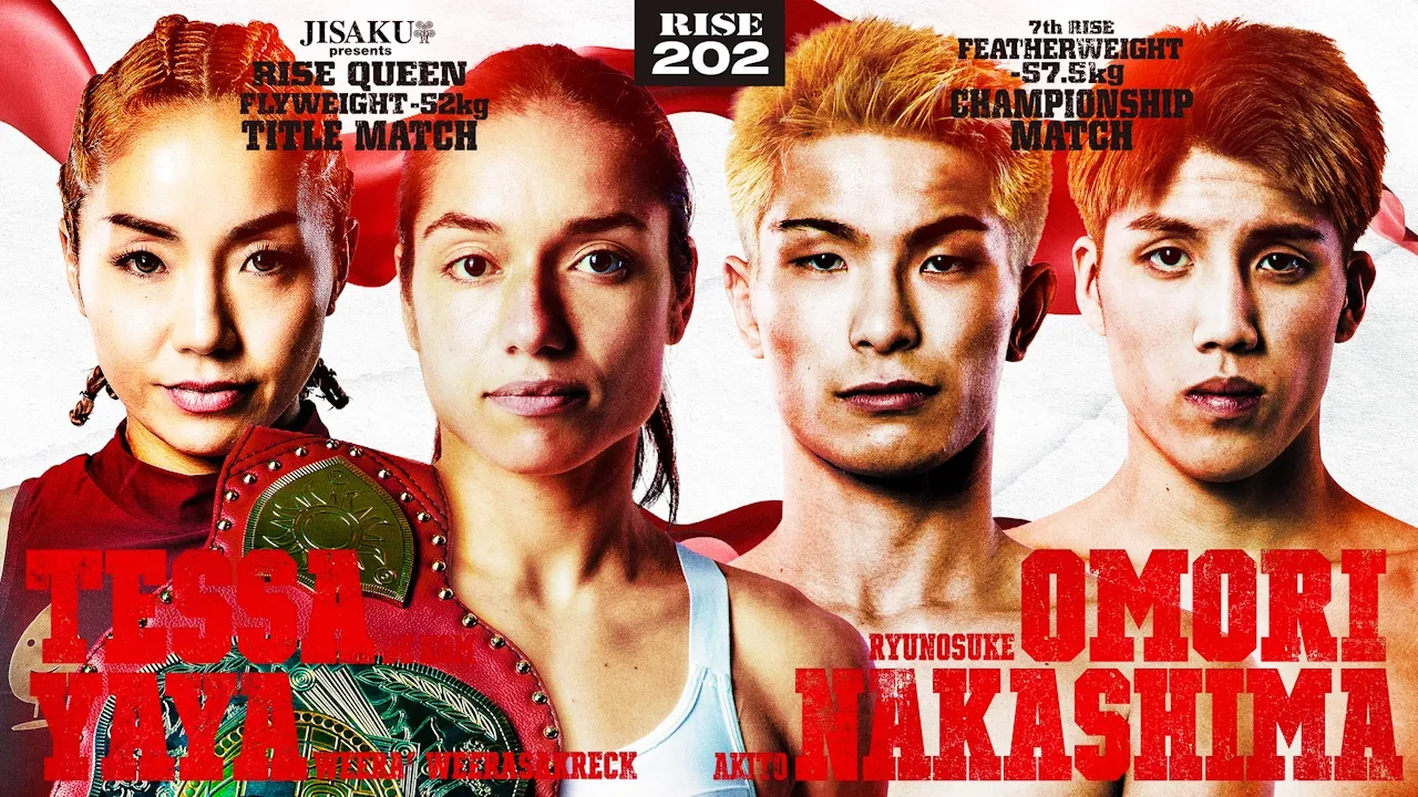 Tessa de Kom lands the flying knee that finished YAYA Weerasakreck at RISE 202 in Tokyo. (Photo: RISE)