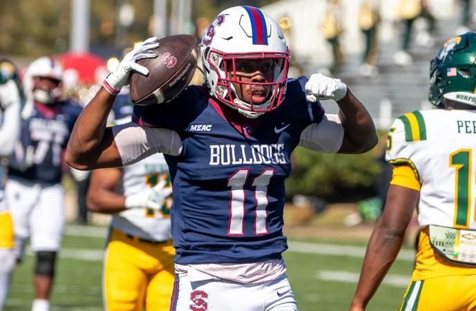 South Carolina State in action at Morgan State on Oct. 29, 2026 at Hughes Stadium in Baltimore, Md. (South Carolina State University Athletics)