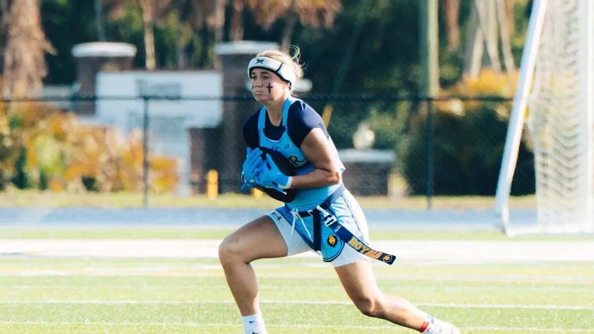 Warner's Maggie Lauber in action during the Royals' championship run at IMG Academy.