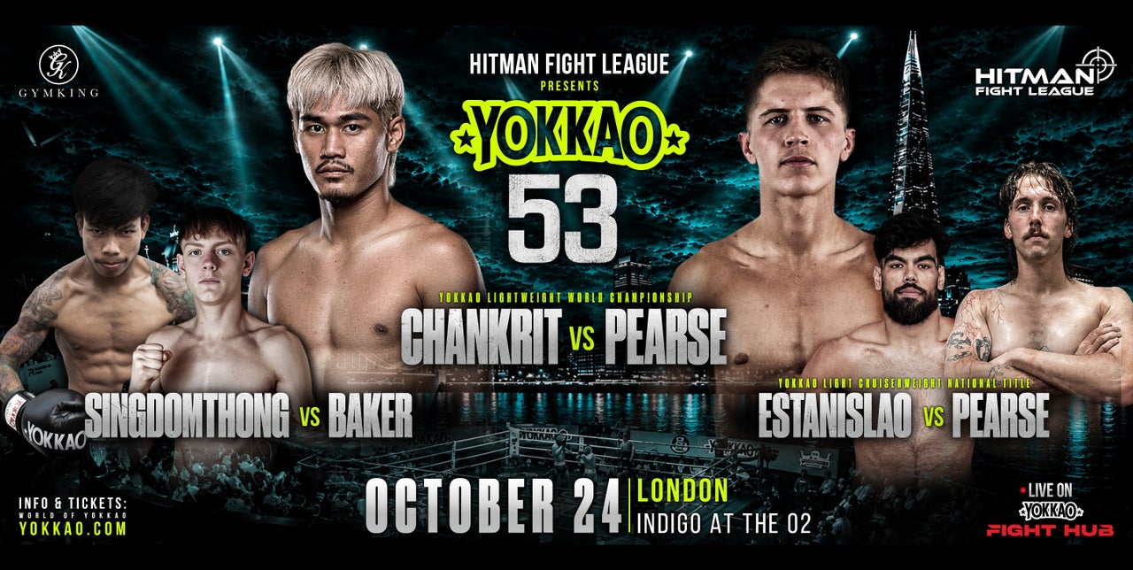 YOKKAO 53 takes place Saturday, October 24 at the Indigo at The O2 in London.